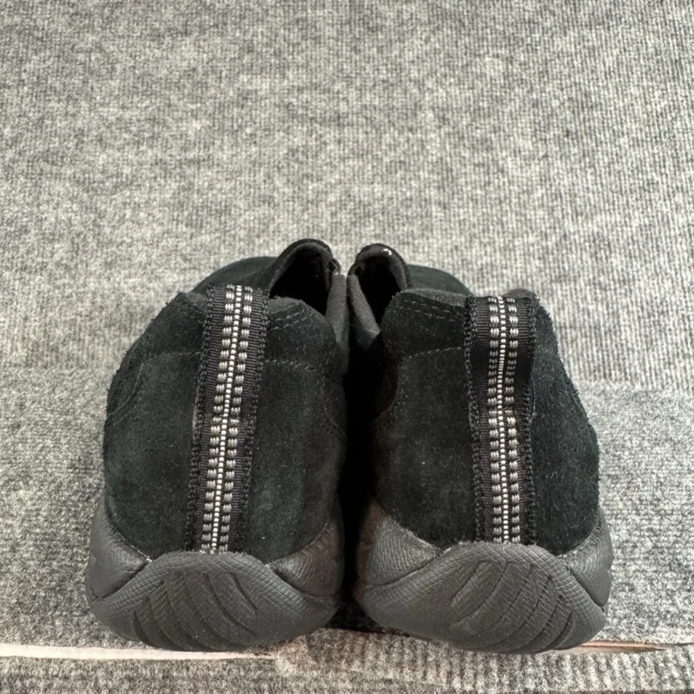 LL Bean Comfort Mocs Black Suede Slip On Walking Shoes Mens 10